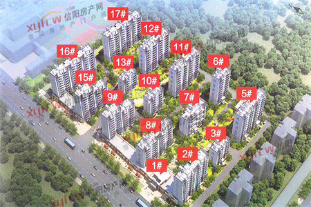 舜华园高层113平带付方通透户型